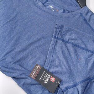 Swiss Tech Poly Stretch Tee – Light Blue – Size 2XL (NWT)